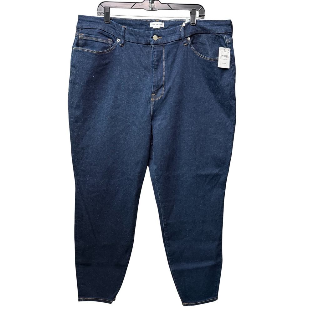 Good American Good Legs Skinny Jeans Womens Blue High Rise Sculpting Denim 20-26